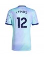 Arsenal Jurrien Timber #12 Ausweichtrikot 2024-25 Kurzarm